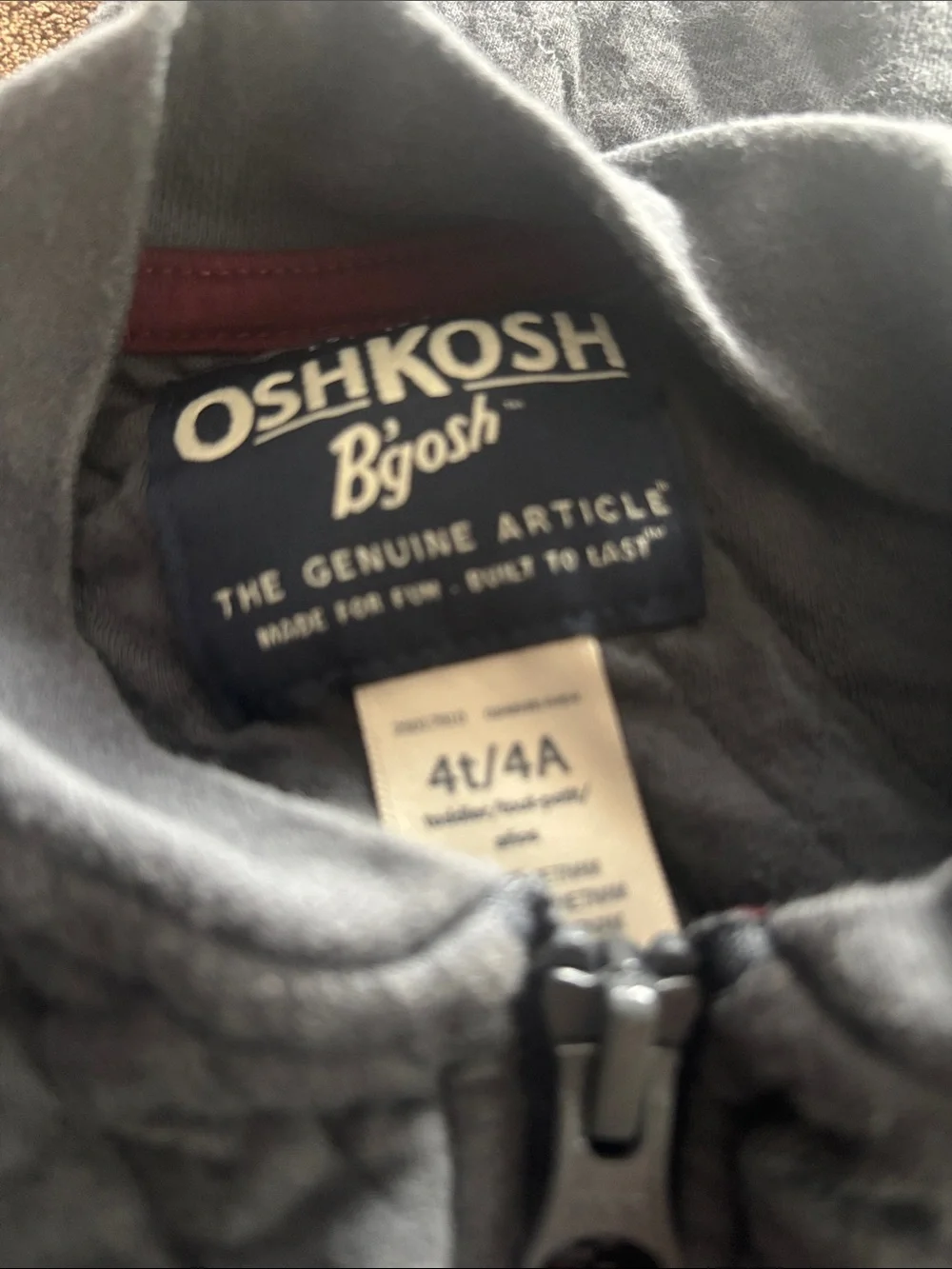 OshKosh B'gosh Quilted Pajama Set - Blue Gray